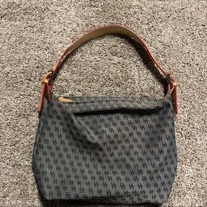 Dooney & Bourke  Signature Zip-Top Canvas Purse